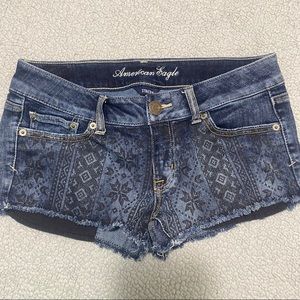 AMERICAN EAGLE OUTFITTERS JEAN SHORTS SIZE 5